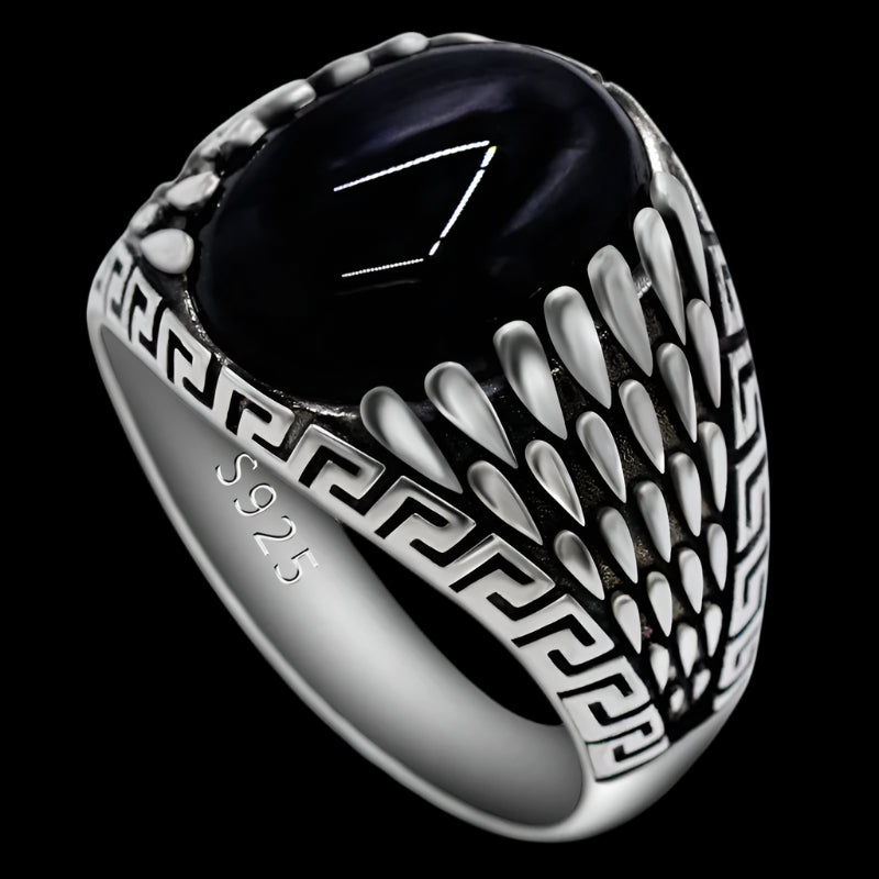OBSIDIAN TALON - 925 STERLING SILVER