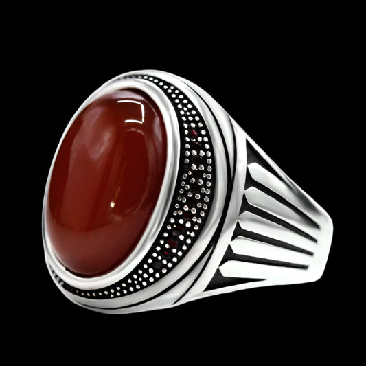 CRIMSON OMEN - 925 STERLING SILVER