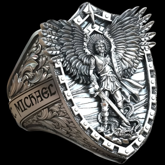 MICHAEL THE VANQUISHER - 925 STERLING SILVER