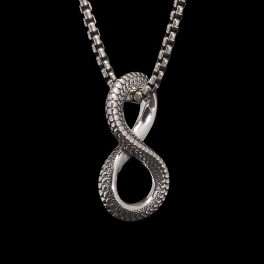 INFINITY SNAKE - 925 STERLING SILVER