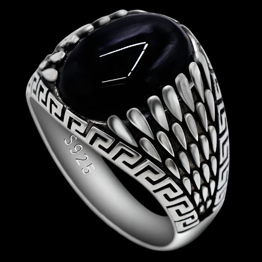 OBSIDIAN TALON - 925 STERLING SILVER