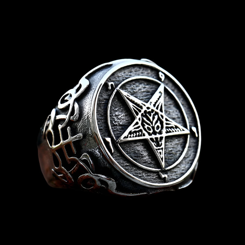 SEAL OF BAPHOMET - 925 STERLING SILVER