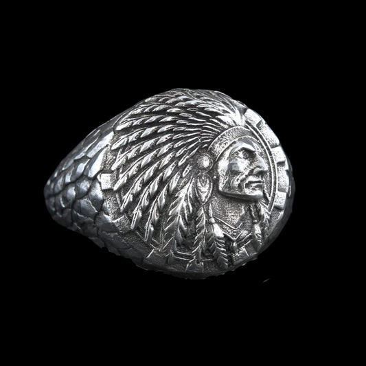 INDIAN CHEF - 925 STERLING SILVER