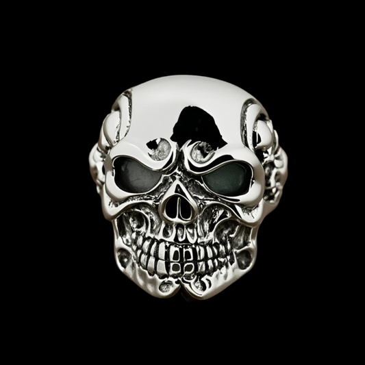 IRON SKULL - 925 STERLING SILVER